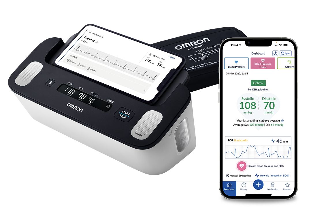 Nowość! Ciśnieniomierz Omron Complete z funkcją EKG HEM-7530T-E3